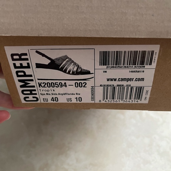 Camper Tropik platform wedge sandals sz 10 (8.5-9) - Picture 2 of 10